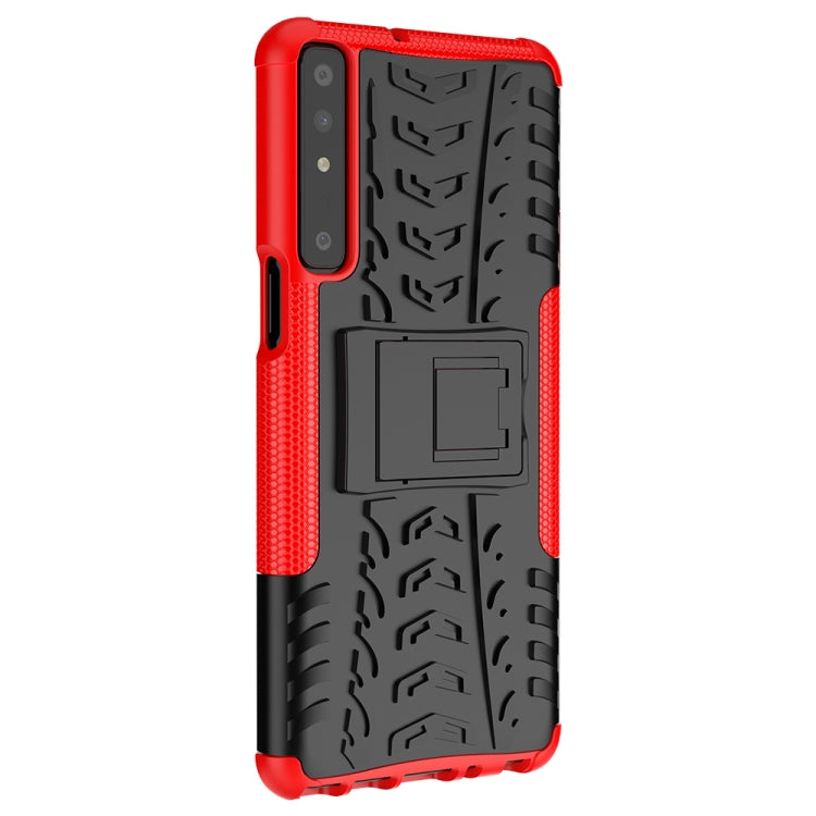 Tire Texture Shockproof TPU+PC Protective Case with Holder, For LG Stylo 7 4G, For Samsung Galaxy A02(EU Version), For Xiaomi Redmi K40, For Motorola Moto G30