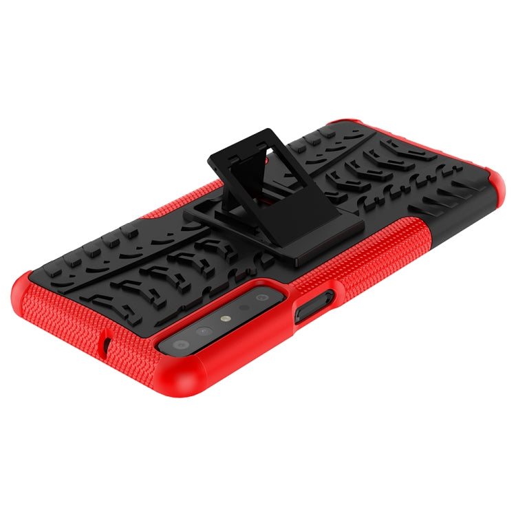 Tire Texture Shockproof TPU+PC Protective Case with Holder, For LG Stylo 7 4G, For Samsung Galaxy A02(EU Version), For Xiaomi Redmi K40, For Motorola Moto G30