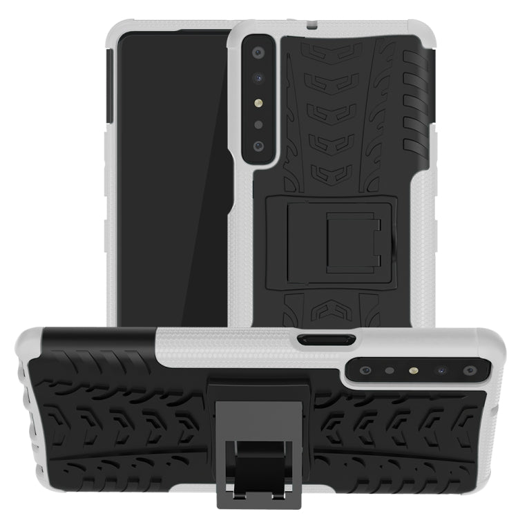 Tire Texture Shockproof TPU+PC Protective Case with Holder, For LG Stylo 7 4G, For Samsung Galaxy A02(EU Version), For Xiaomi Redmi K40, For Motorola Moto G30