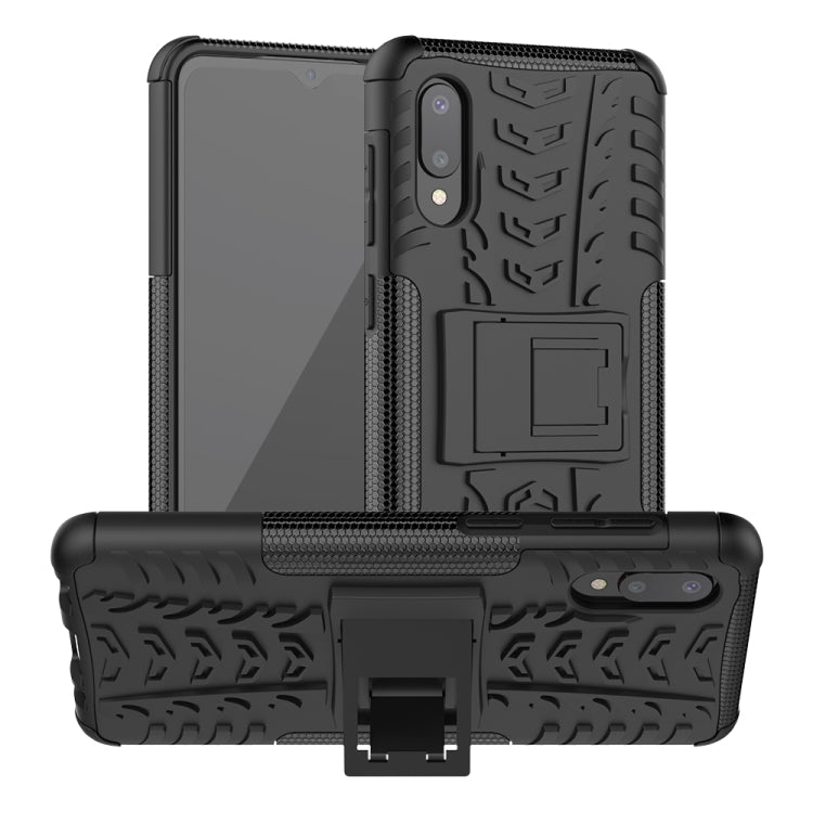 Tire Texture Shockproof TPU+PC Protective Case with Holder, For LG Stylo 7 4G, For Samsung Galaxy A02(EU Version), For Xiaomi Redmi K40, For Motorola Moto G30