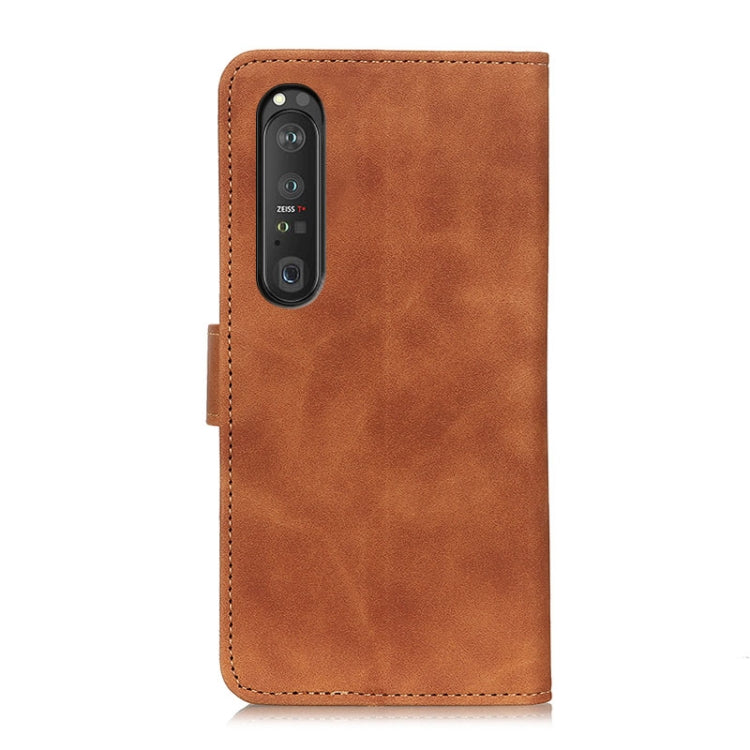 KHAZNEH Retro Texture PU + TPU Horizontal Flip Leather Case with Holder & Card Slots & Wallet, For Sony Xperia 1 III, For Sony Xperia 10 III, For Xiaomi Mi 11 Ultra