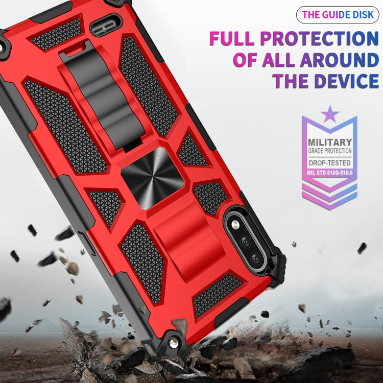 Shockproof TPU + PC Magnetic Protective Case with Holder, For LG K22