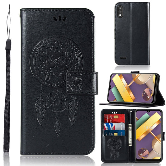 Wind Chime Owl Embossing Pattern Horizontal Flip Leather Case with Holder & Card Slots & Wallet, For LG K22, For LG K52, For LG Stylo 7 5G, For Motorola Moto G Play (2021)