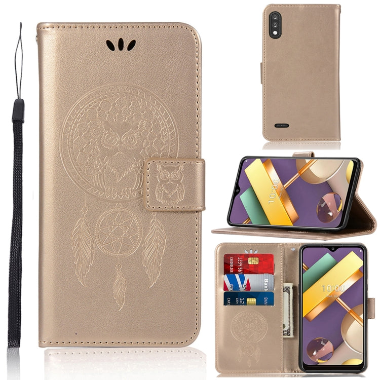 Wind Chime Owl Embossing Pattern Horizontal Flip Leather Case with Holder & Card Slots & Wallet, For LG K22, For LG K52, For LG Stylo 7 5G, For Motorola Moto G Play (2021), For Motorola Moto G9 Play