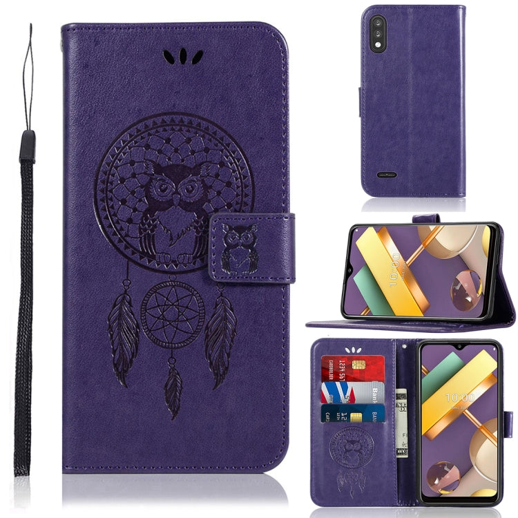 Wind Chime Owl Embossing Pattern Horizontal Flip Leather Case with Holder & Card Slots & Wallet, For LG K22, For LG K52, For LG Stylo 7 5G, For Motorola Moto G Play (2021), For Motorola Moto G9 Play