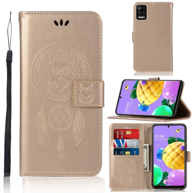 Wind Chime Owl Embossing Pattern Horizontal Flip Leather Case with Holder & Card Slots & Wallet, For LG K22, For LG K52, For LG Stylo 7 5G, For Motorola Moto G Play (2021)