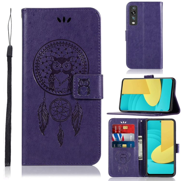 Wind Chime Owl Embossing Pattern Horizontal Flip Leather Case with Holder & Card Slots & Wallet, For LG K22, For LG K52, For LG Stylo 7 5G, For Motorola Moto G Play (2021), For Motorola Moto G9 Play