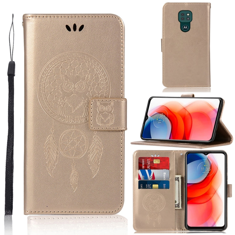 Wind Chime Owl Embossing Pattern Horizontal Flip Leather Case with Holder & Card Slots & Wallet, For LG K22, For LG K52, For LG Stylo 7 5G, For Motorola Moto G Play (2021), For Motorola Moto G9 Play