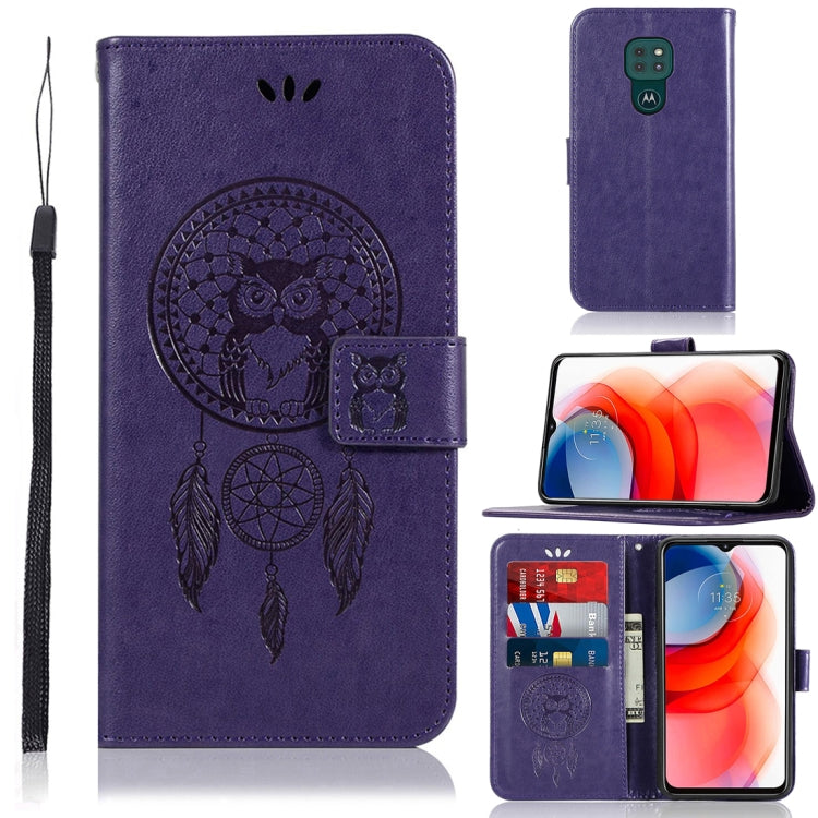 Wind Chime Owl Embossing Pattern Horizontal Flip Leather Case with Holder & Card Slots & Wallet, For LG K22, For LG K52, For LG Stylo 7 5G, For Motorola Moto G Play (2021), For Motorola Moto G9 Play