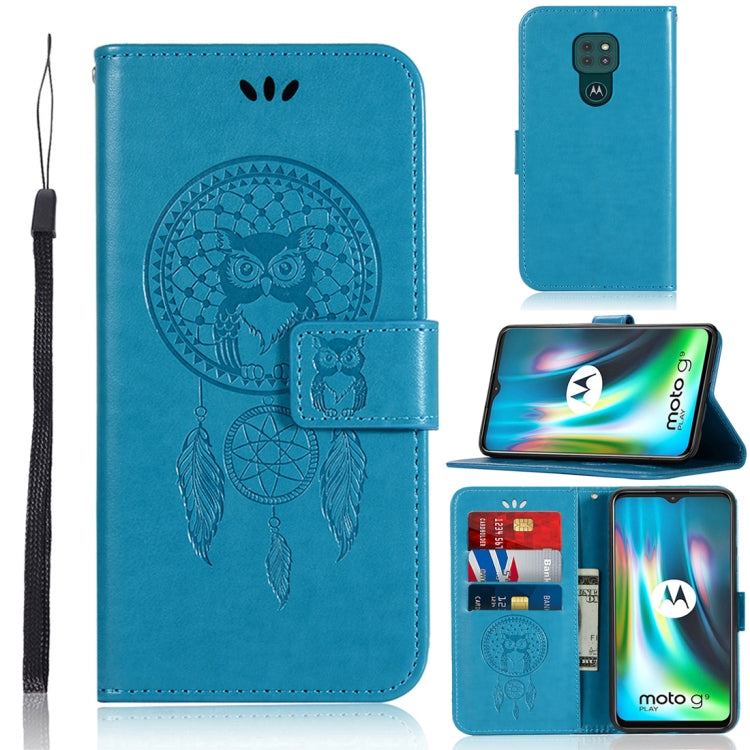 Wind Chime Owl Embossing Pattern Horizontal Flip Leather Case with Holder & Card Slots & Wallet, For LG K22, For LG K52, For LG Stylo 7 5G, For Motorola Moto G Play (2021), For Motorola Moto G9 Play