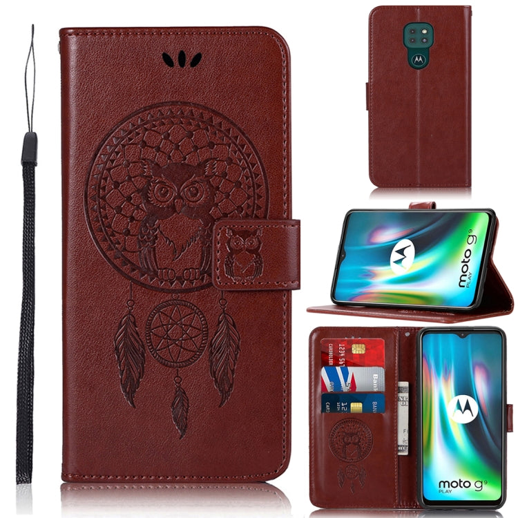 Wind Chime Owl Embossing Pattern Horizontal Flip Leather Case with Holder & Card Slots & Wallet, For LG K22, For LG K52, For LG Stylo 7 5G, For Motorola Moto G Play (2021), For Motorola Moto G9 Play