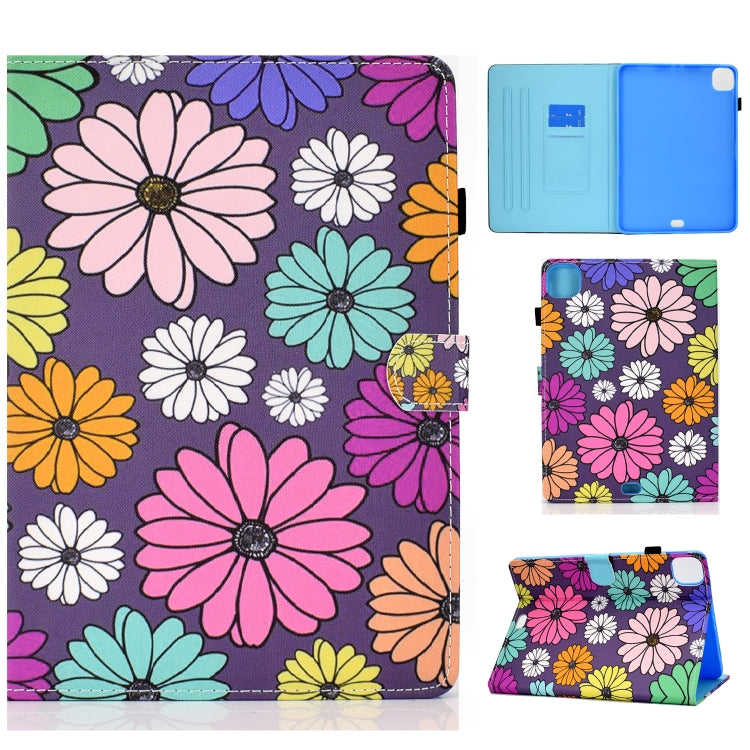 Painted Pattern TPU Horizontal Flip Leather Protective Case, For iPad 10.2 2021 / 2020 / 2019, For iPad Air / Air2 / 9.7 (2017 2018), For iPad Air (2020), For iPad Pro 11 (2018/2020), For Kindle Fire HD 8 (2020)