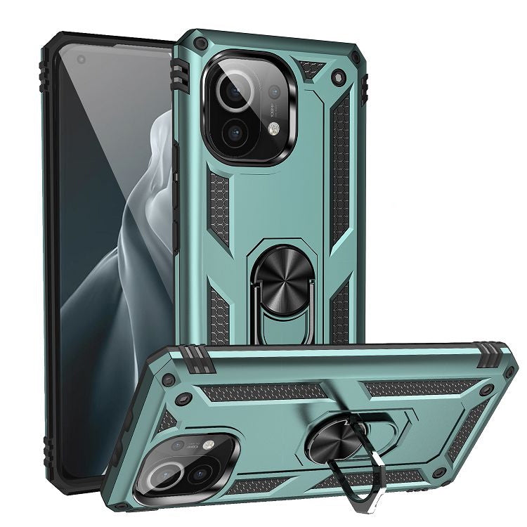 Shockproof TPU + PC Protective Case with 360 Degree Rotating Holder, For Motorola Moto G Stylus (2021), For Xiaomi Mi 11, For Xiaomi Redmi Note 9