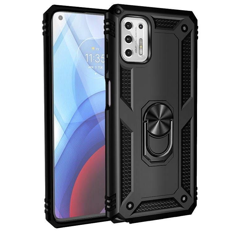 Shockproof TPU + PC Protective Case with 360 Degree Rotating Holder, For Motorola Moto G Stylus (2021), For Xiaomi Mi 11, For Xiaomi Redmi Note 9