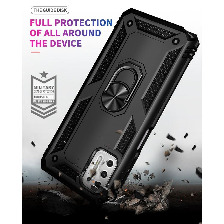 Shockproof TPU + PC Protective Case with 360 Degree Rotating Holder, For Motorola Moto G Stylus (2021), For Xiaomi Mi 11, For Xiaomi Redmi Note 9