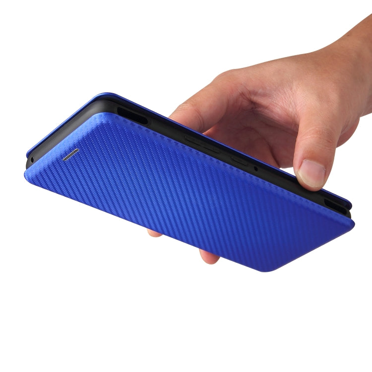 Carbon Fiber Texture Magnetic Horizontal Flip TPU + PC + PU Leather Case with Card Slot, For Asus ROG Phone 5, For Blackview BV6300 Pro, For Samsung Galaxy M62, For Samsung Galaxy F62