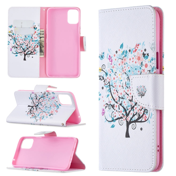 Colored Drawing Pattern Horizontal Flip Leather Case with Holder & Card Slots & Wallet, For Huawei P50, For Huawei P50 Pro, For LG K42