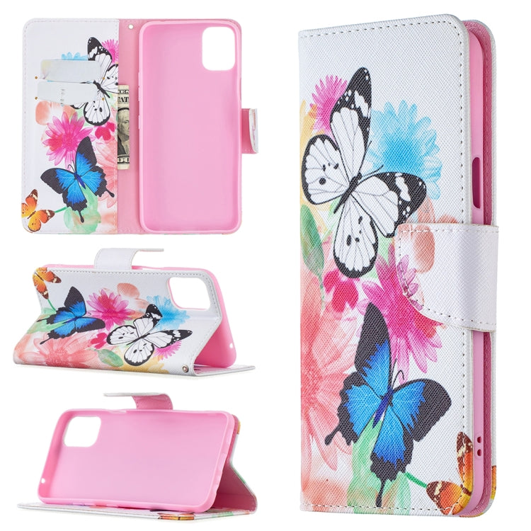 Colored Drawing Pattern Horizontal Flip Leather Case with Holder & Card Slots & Wallet, For Huawei P50, For Huawei P50 Pro, For LG K42