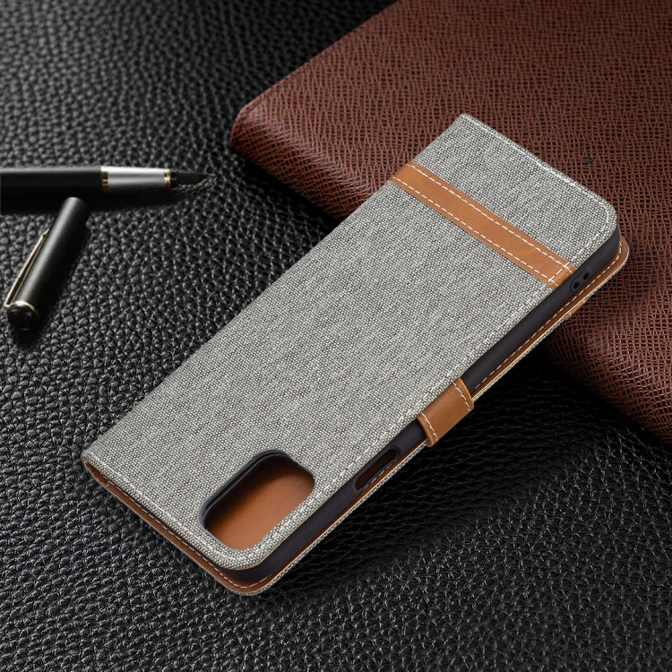 Color Matching Denim Texture Horizontal Flip Leather Case with Holder & Card Slots & Wallet & Lanyard, For LG K42, For Xiaomi Redmi Note 10 Pro, For Samsung Galaxy A02