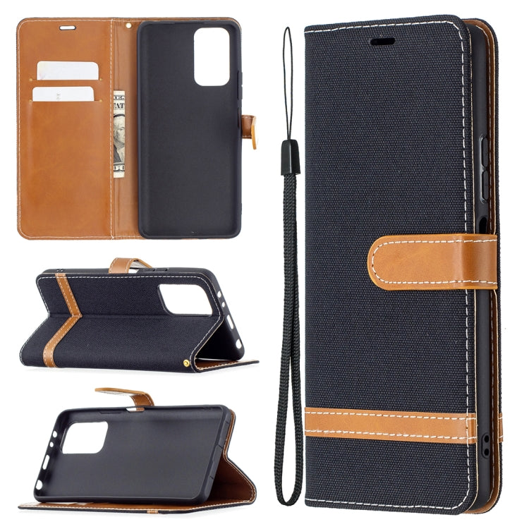 Color Matching Denim Texture Horizontal Flip Leather Case with Holder & Card Slots & Wallet & Lanyard, For LG K42, For Xiaomi Redmi Note 10 Pro, For Samsung Galaxy A02