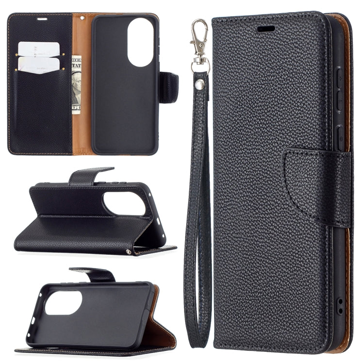 Litchi Texture Pure Color Horizontal Flip Leather Case with Holder & Card Slots & Wallet & Lanyard, Series 3