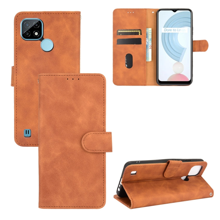 Solid Color Skin Feel Magnetic Buckle Horizontal Flip Calf Texture PU Leather Case with Holder & Card Slots & Wallet, For OPPO Realme C21, For Blackview BV6300 Pro, For Ulefone Note 11P, For Sony Xperia 1 III, For Xiaomi Mi 11 Ultra, For Xiaomi Mi 11 Pro