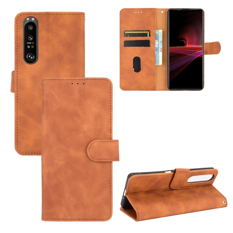 Solid Color Skin Feel Magnetic Buckle Horizontal Flip Calf Texture PU Leather Case with Holder & Card Slots & Wallet, For OPPO Realme C21, For Blackview BV6300 Pro, For Ulefone Note 11P, For Sony Xperia 1 III, For Xiaomi Mi 11 Ultra, For Xiaomi Mi 11 Pro