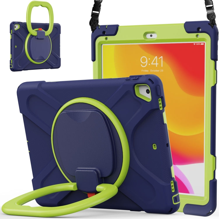 Silicone + PC Protective Case with Holder & Shoulder Strap, For iPad 9.7 inch (2018/2017), For Samsung Galaxy Tab A 8.0 (2019) T290 / T295