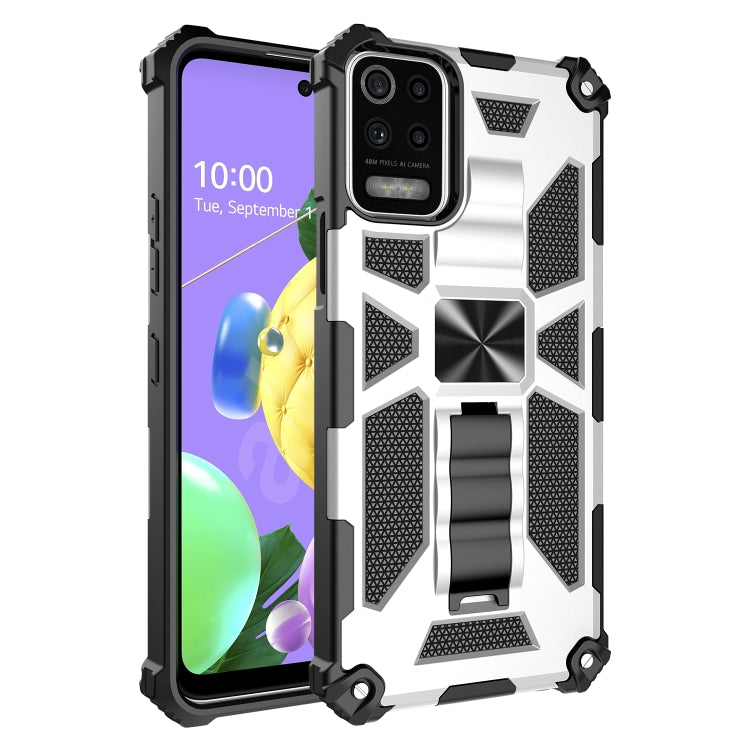 Shockproof TPU + PC Magnetic Protective Case with Holder, For Samsung Galaxy A42 5G, For LG K53