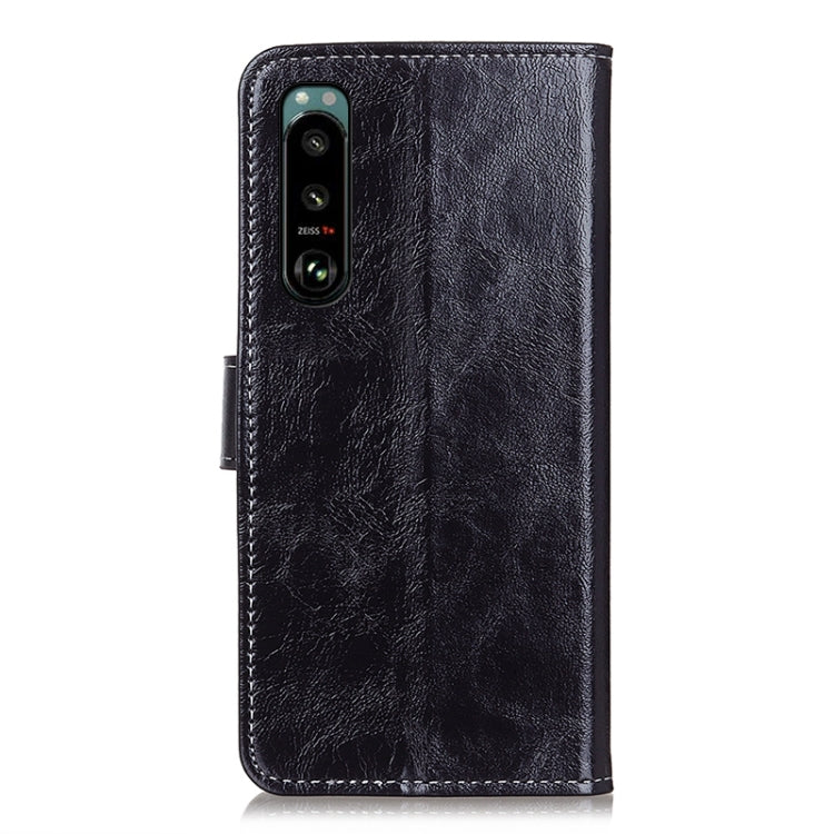 Retro Crazy Horse Texture Horizontal Flip Leather Case with Holder & Card Slots & Photo Frame & Wallet, For Sony Xperia 5 III, For Motorola Moto G60 / G40 Fusion