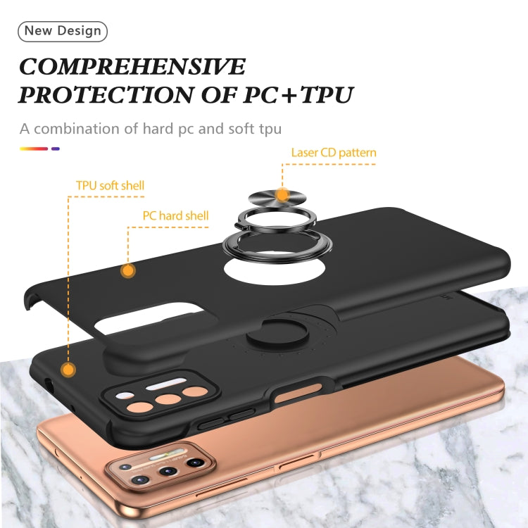 PC + TPU Shockproof Magnetic Protective Case with Invisible Ring Holder, For Motorola Moto G9 Plus, For Motorola Moto G9 Power, For OPPO A53, For OPPO A93 4G, For vivo Y31