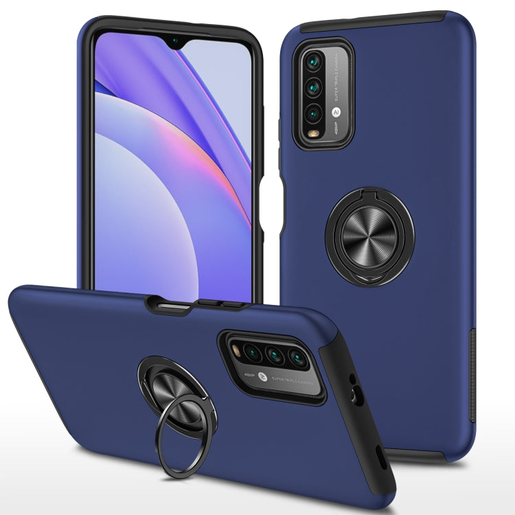 PC + TPU Shockproof Magnetic Protective Case with Invisible Ring Holder, For Xiaomi Poco M3, For Xiaomi Redmi Note9 4G, For Xiaomi Redmi 9C