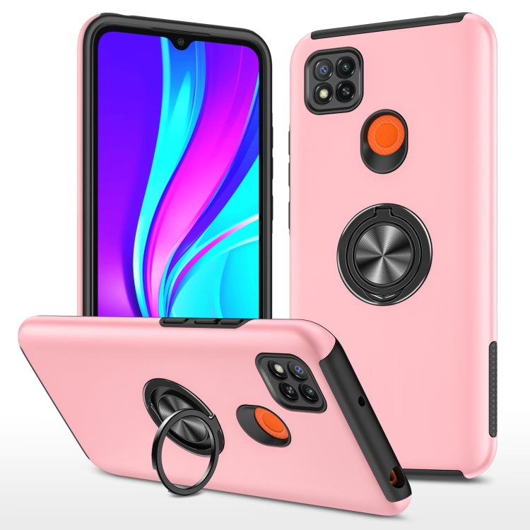 PC + TPU Shockproof Magnetic Protective Case with Invisible Ring Holder, For Xiaomi Poco M3, For Xiaomi Redmi Note9 4G, For Xiaomi Redmi 9C