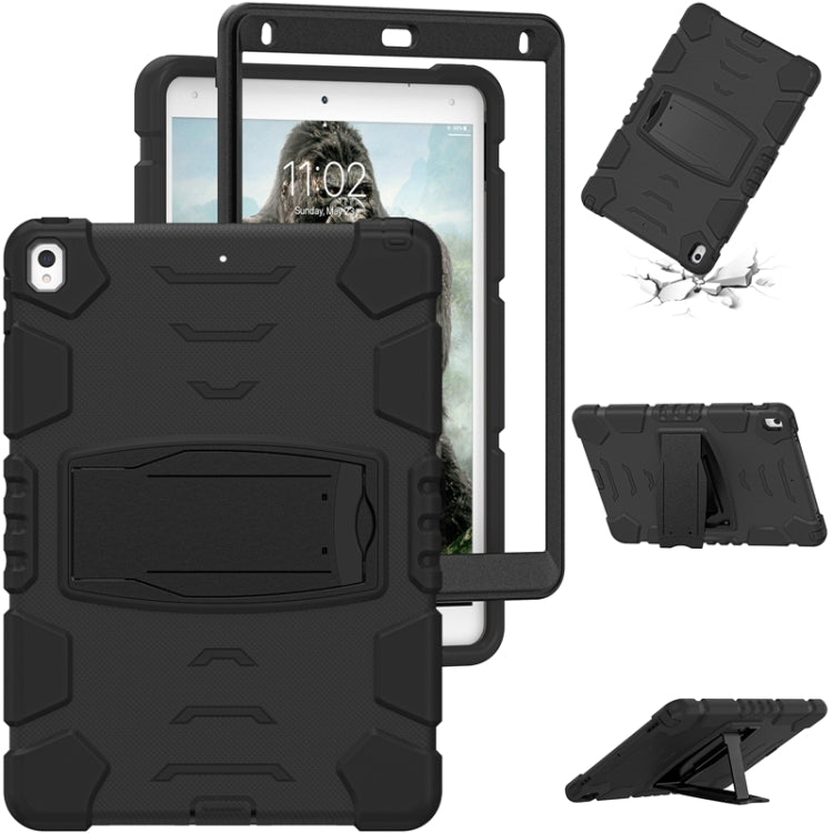 3-Layer Protection  Screen Frame + PC + Silicone Shockproof Combination Case with Holder, For iPad Pro 10.5 (2019) / (2017)