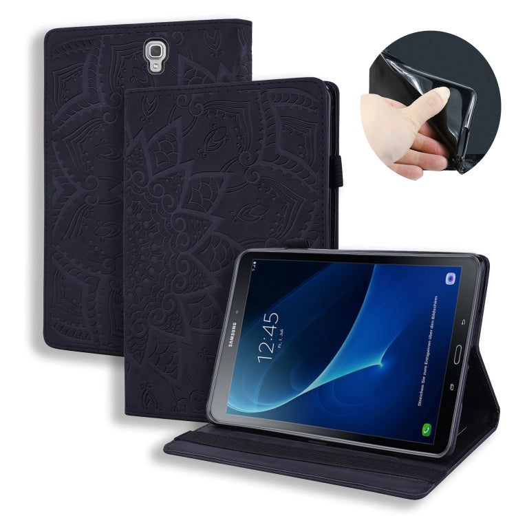 Calf Pattern Double Folding Design Embossed Leather Case with Holder & Card Slots & Pen Slot & Elastic Band, For iPad Pro 9.7 inch, For iPad 10.2 2021 / 2020 / 2019, For iPad 4 & 3 & 2, For iPad Mini 2019 & 4 & 3 & 2