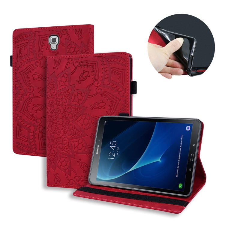 Calf Pattern Double Folding Design Embossed Leather Case with Holder & Card Slots & Pen Slot & Elastic Band, For iPad Pro 9.7 inch, For iPad 10.2 2021 / 2020 / 2019, For iPad 4 & 3 & 2, For iPad Mini 2019 & 4 & 3 & 2