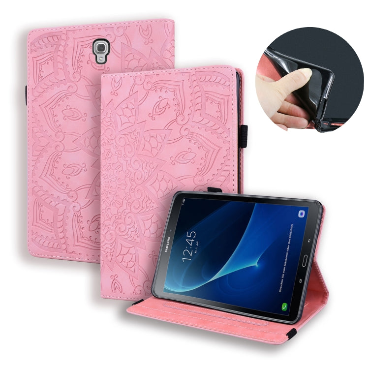 Calf Pattern Double Folding Design Embossed Leather Case with Holder & Card Slots & Pen Slot & Elastic Band, For iPad Pro 9.7 inch, For iPad 10.2 2021 / 2020 / 2019, For iPad 4 & 3 & 2, For iPad Mini 2019 & 4 & 3 & 2