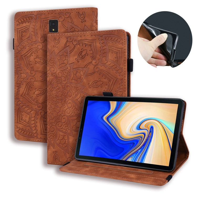 Calf Pattern Double Folding Design Embossed Leather Case with Holder & Card Slots & Pen Slot & Elastic Band, For iPad Pro 9.7 inch, For iPad 10.2 2021 / 2020 / 2019, For iPad 4 & 3 & 2, For iPad Mini 2019 & 4 & 3 & 2