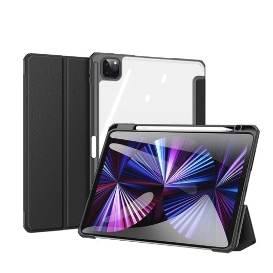 DUX DUCIS TOBY Series Shockproof PU Leather + PC + TPU Horizontal Flip Case with Holder & Pen Slot & Sleep / Wake-up Function, For iPad Pro 11 2022 / 2021 / 2020, For iPad Pro 12.9 2022 / 2021 / 2020