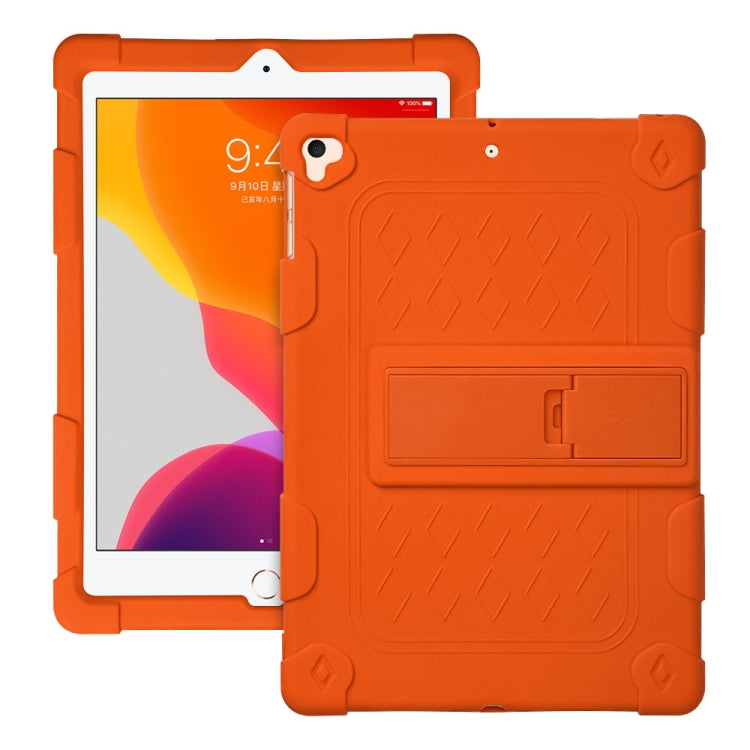 All-inclusive Silicone Shockproof Case with Holder, For iPad mini 5 / 4 with Pen Slot, For iPad 9.7 2018/2017 / Air 2 / Air / Pro 9.7 2016, For iPad Pro 10.5 / 10.2 2021 / 2020 / 2019 / Air 3, For iPad Pro 11 2021 / 2020 / Air 2020 10.9