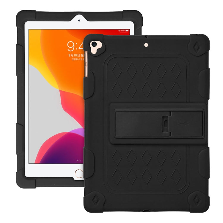 All-inclusive Silicone Shockproof Case with Holder, For iPad mini 5 / 4 with Pen Slot, For iPad 9.7 2018/2017 / Air 2 / Air / Pro 9.7 2016, For iPad Pro 10.5 / 10.2 2021 / 2020 / 2019 / Air 3, For iPad Pro 11 2021 / 2020 / Air 2020 10.9