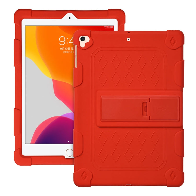 All-inclusive Silicone Shockproof Case with Holder, For iPad mini 5 / 4 with Pen Slot, For iPad 9.7 2018/2017 / Air 2 / Air / Pro 9.7 2016, For iPad Pro 10.5 / 10.2 2021 / 2020 / 2019 / Air 3, For iPad Pro 11 2021 / 2020 / Air 2020 10.9