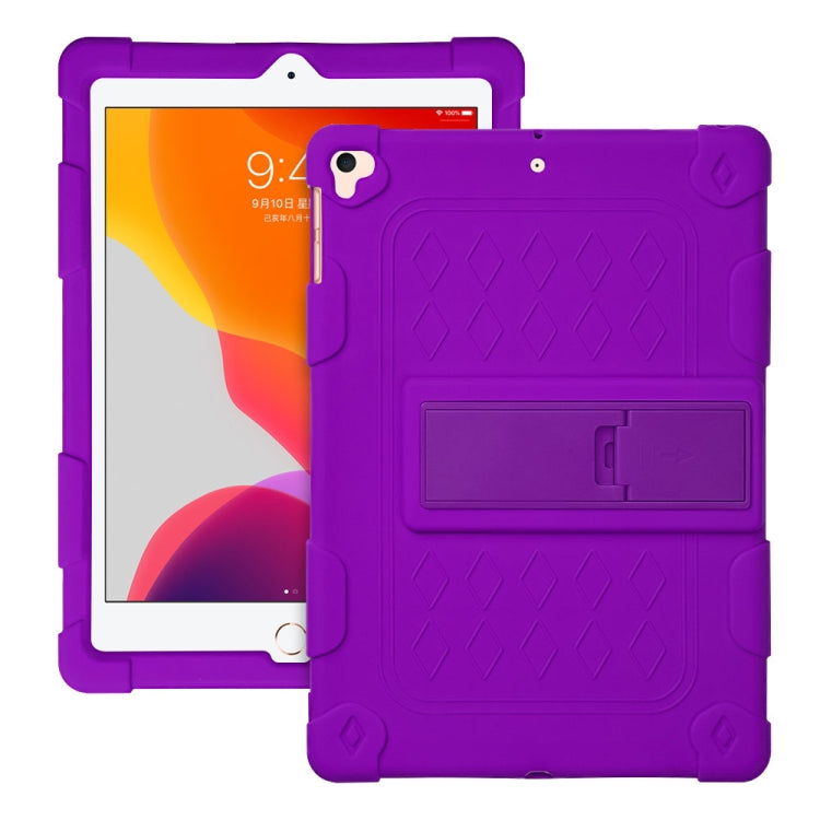 All-inclusive Silicone Shockproof Case with Holder, For iPad mini 5 / 4 with Pen Slot, For iPad 9.7 2018/2017 / Air 2 / Air / Pro 9.7 2016, For iPad Pro 10.5 / 10.2 2021 / 2020 / 2019 / Air 3, For iPad Pro 11 2021 / 2020 / Air 2020 10.9