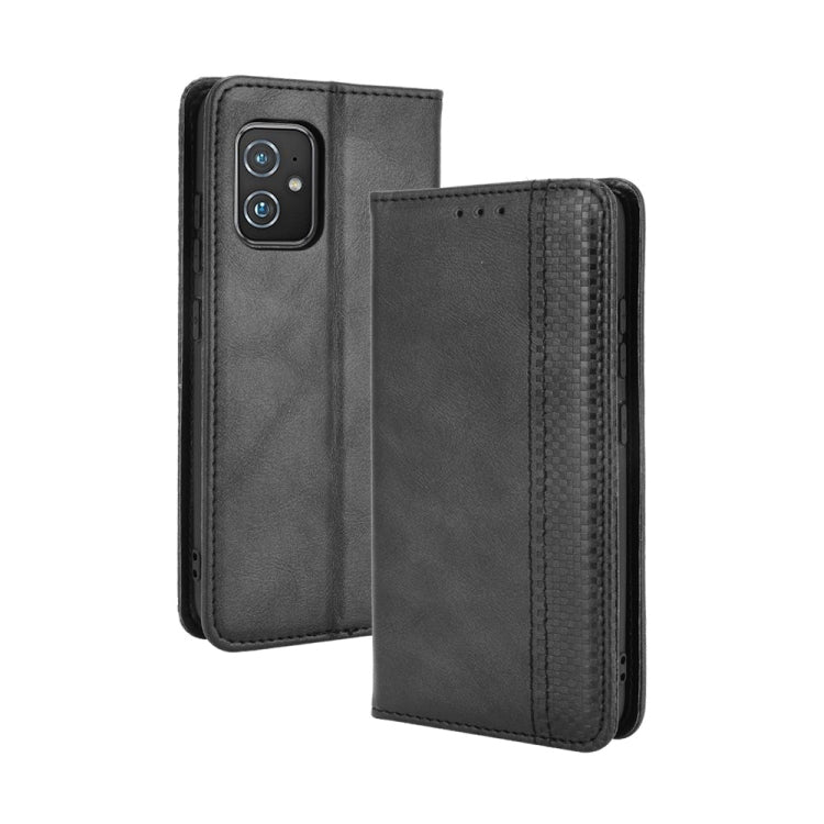 Magnetic Buckle Retro Crazy Horse Texture Horizontal Flip Leather Case with Holder & Card Slots & Photo Frame, For Fujitsu Be4 Plus F-41B, For ASUS Zenfone 8 / ZS590KS, For Nokia X10 / X20, For Ulefone Note 10, For Samsung Galaxy A22 4G