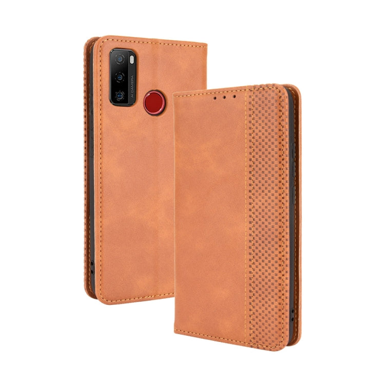 Magnetic Buckle Retro Crazy Horse Texture Horizontal Flip Leather Case with Holder & Card Slots & Photo Frame, For Fujitsu Be4 Plus F-41B, For ASUS Zenfone 8 / ZS590KS, For Nokia X10 / X20, For Ulefone Note 10, For Samsung Galaxy A22 4G