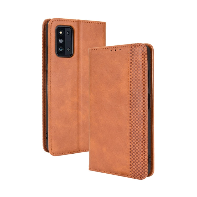 Magnetic Buckle Retro Crazy Horse Texture Horizontal Flip Leather Case with Holder & Card Slots & Photo Frame, For Fujitsu Be4 Plus F-41B, For ASUS Zenfone 8 / ZS590KS, For Nokia X10 / X20, For Ulefone Note 10, For Samsung Galaxy A22 4G