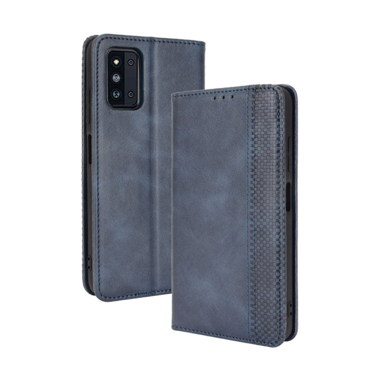 Magnetic Buckle Retro Crazy Horse Texture Horizontal Flip Leather Case with Holder & Card Slots & Photo Frame, For Fujitsu Be4 Plus F-41B, For ASUS Zenfone 8 / ZS590KS, For Nokia X10 / X20, For Ulefone Note 10, For Samsung Galaxy A22 4G