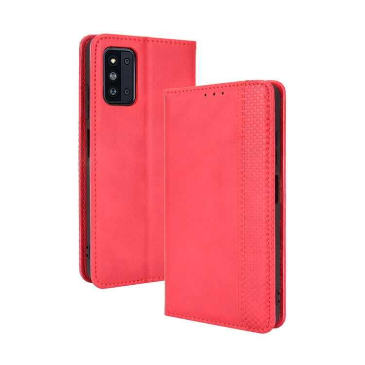 Magnetic Buckle Retro Crazy Horse Texture Horizontal Flip Leather Case with Holder & Card Slots & Photo Frame, For Fujitsu Be4 Plus F-41B, For ASUS Zenfone 8 / ZS590KS, For Nokia X10 / X20, For Ulefone Note 10, For Samsung Galaxy A22 4G