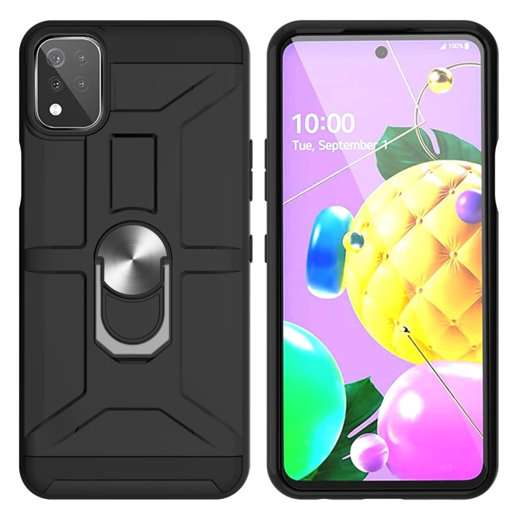 War-god Armor TPU + PC Shockproof Magnetic Protective Case with Ring Holder, For LG K53, For Motorola Moto E7 Power 2021, For Motorola Moto G 5G / One 5G Ace, For Motorola Moto G Play 2021, For Motorola Moto G Power 2021, For Motorola Moto G Stylus 2021