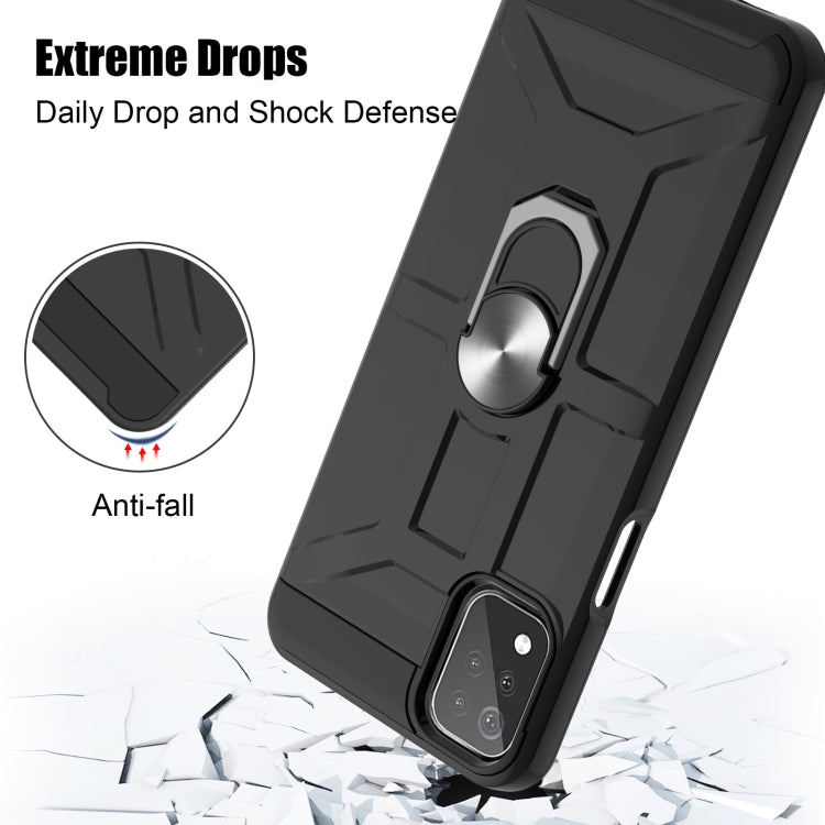 War-god Armor TPU + PC Shockproof Magnetic Protective Case with Ring Holder, For LG K53, For Motorola Moto E7 Power 2021, For Motorola Moto G 5G / One 5G Ace, For Motorola Moto G Play 2021, For Motorola Moto G Power 2021, For Motorola Moto G Stylus 2021